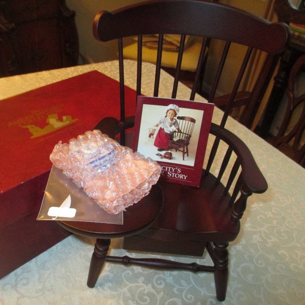 AG Felicity Merriman Windsor Writing Chair with inkwell and quill